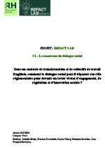 Livrable Dialogue social Paris : Dialogue Social
